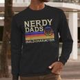 Nerdy Dad RPG Gaming D20 Tabletop Games RPG Gamer Men Long Sleeve T-Shirt