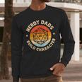 Nerdy Dads Build Character Men Long Sleeve T-Shirt