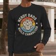 Nerdy Dads Build Character RPG Gaming Father's Day For Dad Men Long Sleeve T-Shirt
