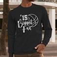 Number 15's Biggest Fan Shirt Basketball Player Mom Dad Men Long Sleeve T-Shirt Number 15's Biggest Fan Shirt Basketball Player Mom Dad Men Long Sleeve T-Shirt