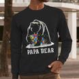 Papa Bear Autism Awareness Autism Matching Family Dad Men Long Sleeve T-Shirt Papa Bear Autism Awareness Autism Matching Family Dad Men Long Sleeve T-Shirt