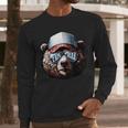 Papa Bear Face Cool Dad Style Retro Fathers Day Daddy Bear Men Long Sleeve T-Shirt Papa Bear Face Cool Dad Style Retro Fathers Day Daddy Bear Men Long Sleeve T-Shirt