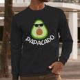 Papacado Avocado Dad Daddy Father's Day Men Long Sleeve T-Shirt