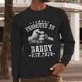 Promoted To Daddy Est 2026 Soon To Be Daddy 2026 Men Long Sleeve T-Shirt