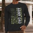 Proud Army Dad United States USA Flag For Father's Day Men Long Sleeve T-Shirt