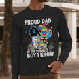 Proud Dad Of The Toughest Boy Autism Awareness Father Autism Men Long Sleeve T-Shirt Proud Dad Of The Toughest Boy Autism Awareness Father Autism Men Long Sleeve T-Shirt