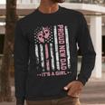 Proud New Dad New Girl Baby First Fathers Day American Flag Men Long Sleeve T-Shirt Proud New Dad New Girl Baby First Fathers Day American Flag Men Long Sleeve T-Shirt
