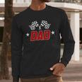 Racing Birthday Boy Race Car Dad Family Matching Men Long Sleeve T-Shirt
