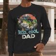 Reel Cool Dad Fishing Vintage Retro Father's Day Men Long Sleeve T-Shirt