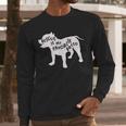 Rescue Is My Favorite BreedShirt Pitbull Mam Dad Shirt Men Long Sleeve T-Shirt