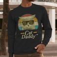 Retro Cat Daddy 80s 90s Style Sunglasses Men Long Sleeve T-Shirt