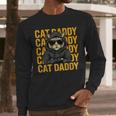 Retro Cat Daddy Style Animal For Men Women Kid Boy Girl Men Long Sleeve T-Shirt