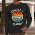 Retro Dungeon Daddy Fathers Day Men Long Sleeve T-Shirt