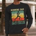 Retro Running Dad Runner Marathon Athlete Humor Outfit Men Long Sleeve T-Shirt