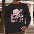 Rodeo Dad Pink Cowgirl 1St Birthday Family Matching Men Long Sleeve T-Shirt