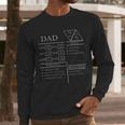 Roleplaying Dice Gamer Dragon Dad Stat Skills Wielding Men Long Sleeve T-Shirt Roleplaying Dice Gamer Dragon Dad Stat Skills Wielding Men Long Sleeve T-Shirt