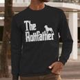 The RottFather Rottweiler Dad Shirt Men Men Long Sleeve T-Shirt