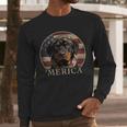 Rottie Dog Mom Dad 'Merica Rottweiler Men Long Sleeve T-Shirt Rottie Dog Mom Dad 'Merica Rottweiler Men Long Sleeve T-Shirt
