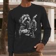 Shih Tzu Dog Playing Electric Guitar Rock Dog Dad Men Women Kids Men Long Sleeve T-Shirt