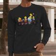 The Simpsons Father's Day Homer And Kids Bike Ride With Dad Men Long Sleeve T-Shirt