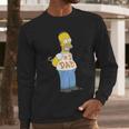The Simpsons Homer Number 1 Dad Father's Day V2 Men Long Sleeve T-Shirt