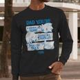 Sonic The Hedgehog Father's Day Dad Qualities Distressed Men Long Sleeve T-Shirt Sonic The Hedgehog Father's Day Dad Qualities Distressed Men Long Sleeve T-Shirt