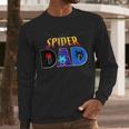 Spider Dad Shirt Birthday Fathers Day Halloween Costumes Pjs Men Long Sleeve T-Shirt