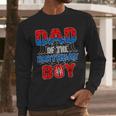 Spider Web Birthday Party Dad Of The Birthday Boy Men Long Sleeve T-Shirt