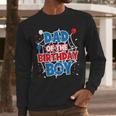 Spider Web Dad Of The Birthday Boy Men Long Sleeve T-Shirt