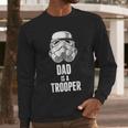 Star Wars Father's Day Stormtrooper Dad Is A Trooper Vintage Men Long Sleeve T-Shirt