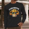 Stud Muffin Muffin Lover Dad Boyfriend Men Boys Men Long Sleeve T-Shirt
