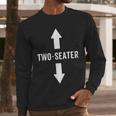 Two Seater Shirt For Men 2 Seater Dad Men Long Sleeve T-Shirt
