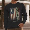 USA American Flag Archery Dad Men Long Sleeve T-Shirt