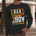 Vehicle Construction Excavator Dad Of The Birthday Boy Small Men Long Sleeve T-Shirt