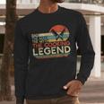 Vintage Cooking Dad The Man The Myth The Legend Chef Men Long Sleeve T-Shirt