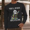 Vintage Father Son Family Autistic Kids Autism Awareness Dad Men Long Sleeve T-Shirt