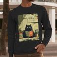 Vintage Japanese Cat Book Lovers Librarian Cat Dad Teacher Men Long Sleeve T-Shirt Vintage Japanese Cat Book Lovers Librarian Cat Dad Teacher Men Long Sleeve T-Shirt