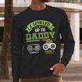Vintage Leveling Up To Daddy 2026 Soon To Be Dad 2026 Men Long Sleeve T-Shirt