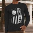 Vintage Volleyball Dad USA Flag Retro Fathers Day Daddy Papa Men Long Sleeve T-Shirt Vintage Volleyball Dad USA Flag Retro Fathers Day Daddy Papa Men Long Sleeve T-Shirt