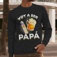 Voy Hacer Papa Ser Papa Voy A Ser Papa Dad To Be In Spanish Men Long Sleeve T-Shirt