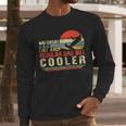 Waterski Dad Fathers Day Ski Lover Dad Water Skiing Rider Men Long Sleeve T-Shirt
