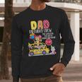 The Wheels On The Bus Dad Birthday Crew Party Toddler Kids Men Long Sleeve T-Shirt