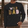Wild Wild Dad Two Wild Birthday Outfit Zoo Birthday Animal Men Long Sleeve T-Shirt