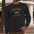 Wizard Dad Shirt Cute Magical Men Long Sleeve T-Shirt