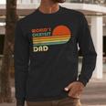 World's Okayest Dad Father Retro Vintage Men Long Sleeve T-Shirt