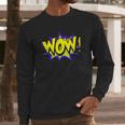 WowShirt WOW Dad Mom Men Women Boys Girls Tee Men Long Sleeve T-Shirt