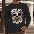 Yorkie Dad Father’s Day Yorkshire Terrier Dog Dad Men Long Sleeve T-Shirt