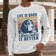 Beagle For Men Women Beagle Dog Mom Dad Beagle Men Long Sleeve T-Shirt