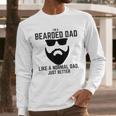 Bearded Dad Beard Humor Superhero Men Long Sleeve T-Shirt Bearded Dad Beard Humor Superhero Men Long Sleeve T-Shirt