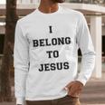 I Belong To Jesus Christian Gym Apparel Christian Dad Men Long Sleeve T-Shirt